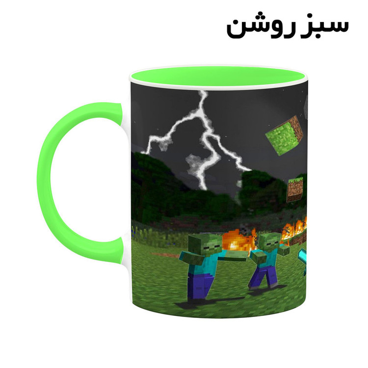 ماگ کاکتی طرح ماینکرافت minecraft مدل mgh41162