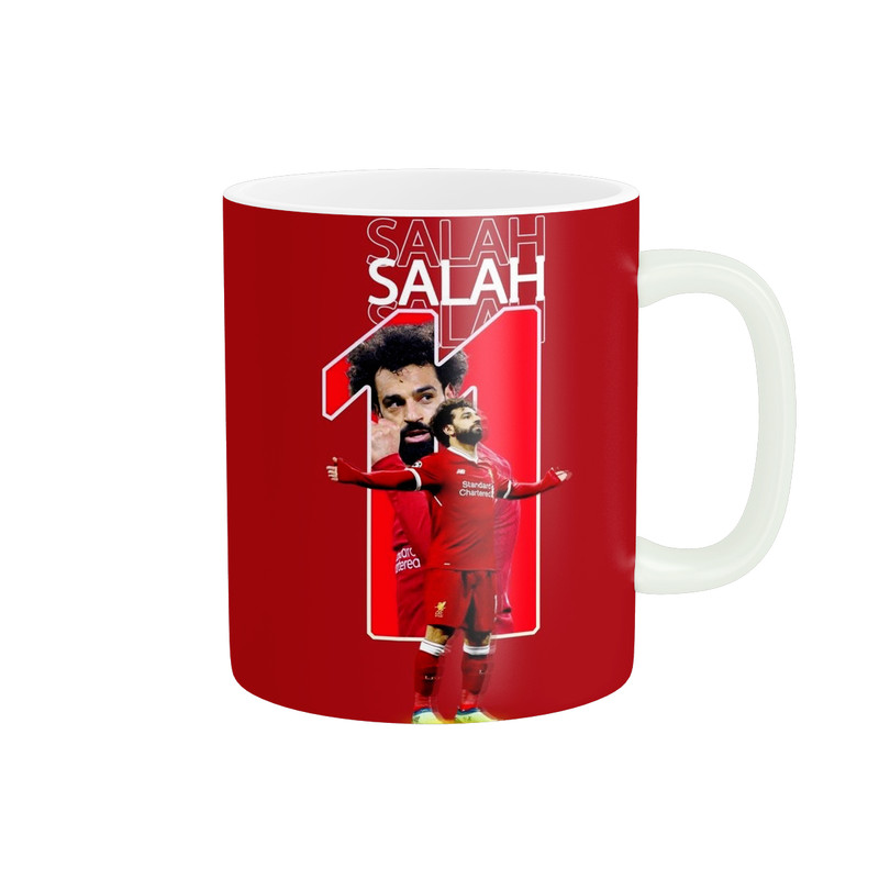 ماگ طرح فوتبالی مدل محمد صلاح کد 402