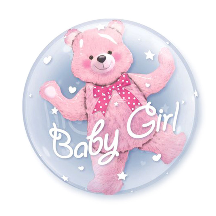 بادکنک فویلی بانیبو مدل Baby Girl سایز 150
