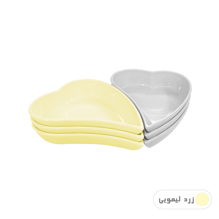 ظرف سرو کوشا مدل رمانتیک بسته 6 عددی
