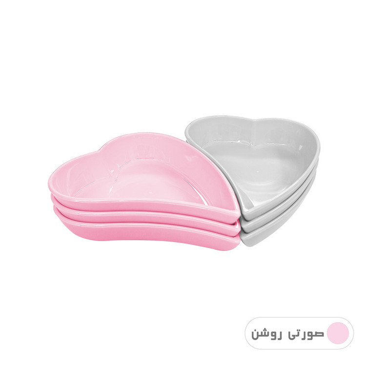 ظرف سرو کوشا مدل رمانتیک بسته 6 عددی