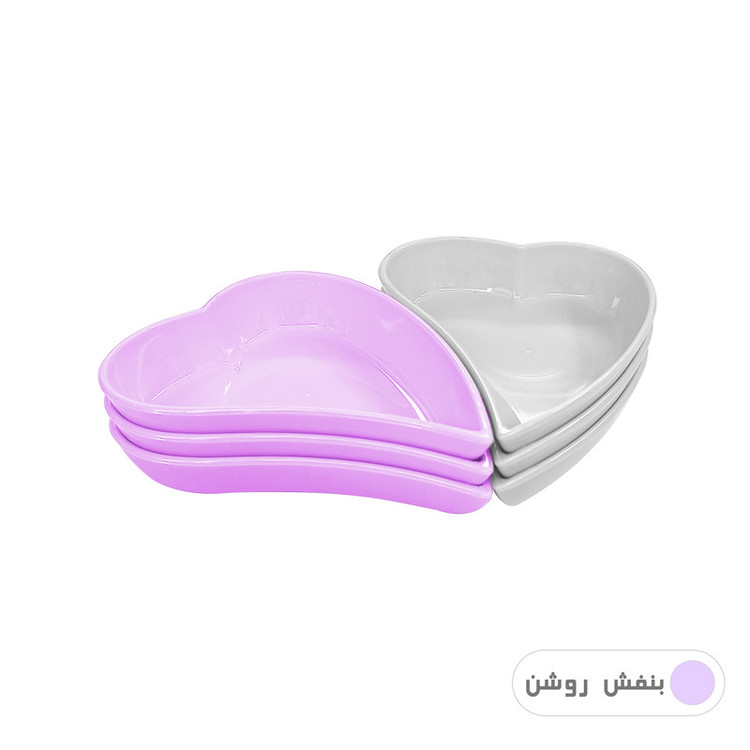 ظرف سرو کوشا مدل رمانتیک بسته 6 عددی