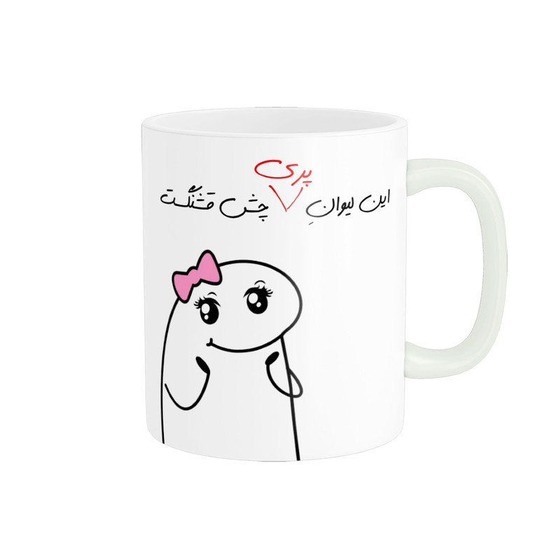 ماگ راسای مدل چشم قشنگ اسم پری