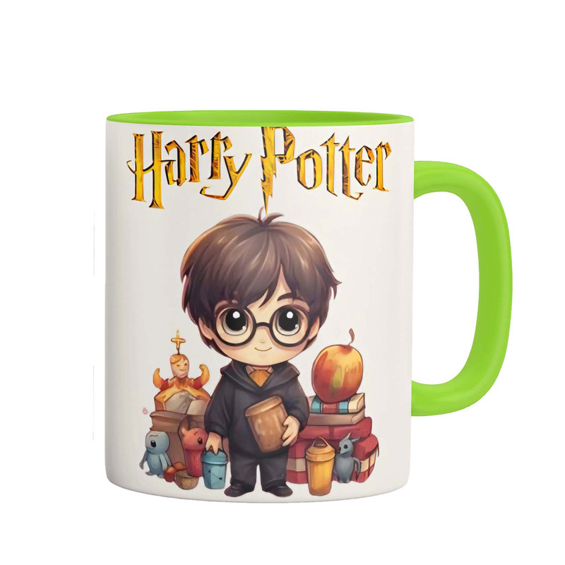 ماگ مدل هری پاتر Harry Potter دسته رنگی کد 9228