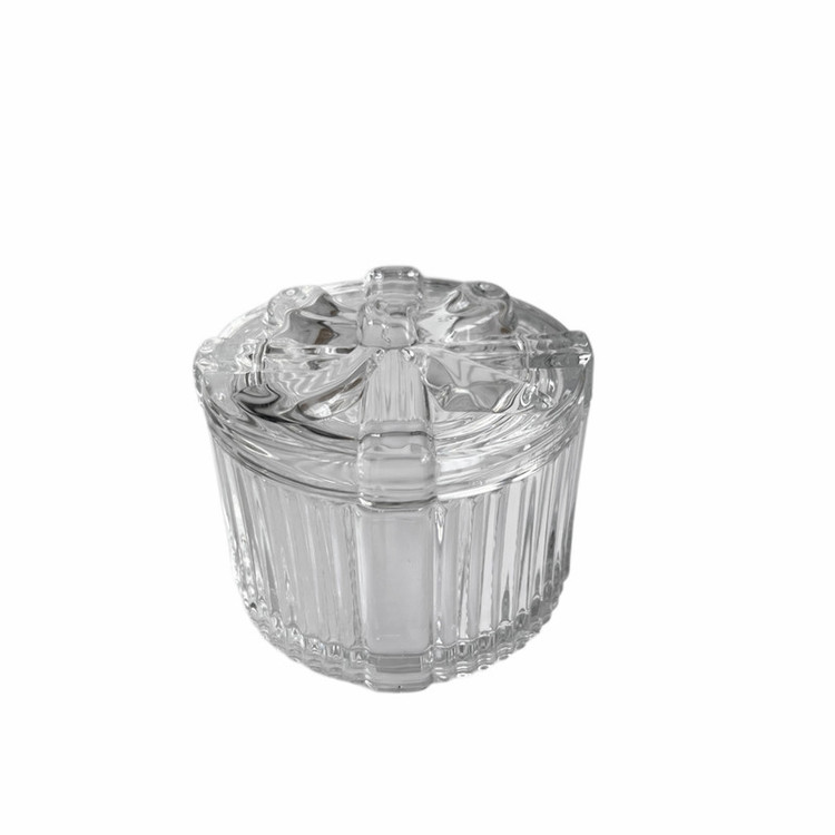 قندان دلی گلس مدل پاپیونی گرد کد G32-3-1