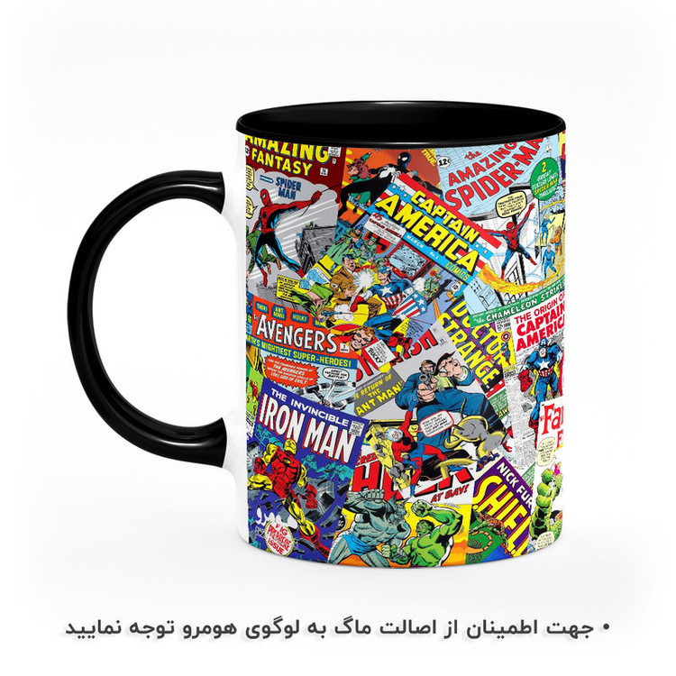 ماگ هومرو طرح کمیک بوک مارول و دیسی مدل MG6392
