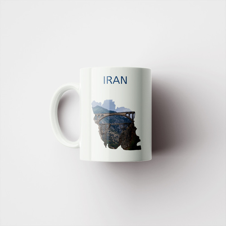 ماگ پادآفرین مدل نقشه ایران کد PM4207