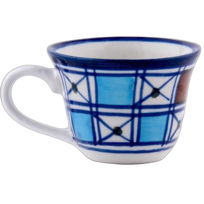 فنجان چینی میبد مروارید مدل شطرنج بسته 6 عددی