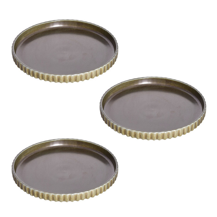 بشقاب میوه خوری بی وی کی طرح OLIVE کد 455222 مجموعه 3 عددی