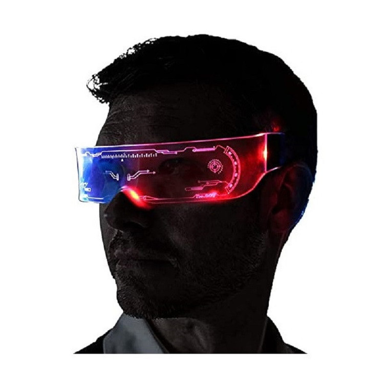 عینک مهمانی LED فول فریم اکریلیک کد 007LN18
