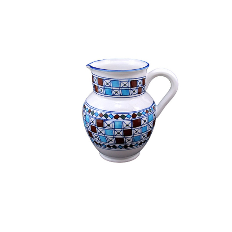 پارچ سنتی میبد مروارید مدل شطرنجی