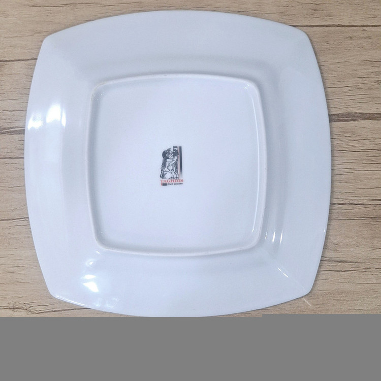 پیشدستی چینی صنایع چینی تقدیس مدل رمانتیک 6 عددی، فرم مربع، ابعاد 16×16 سانتیمتر، مناسب شستشو در ماشین ظرفشویی