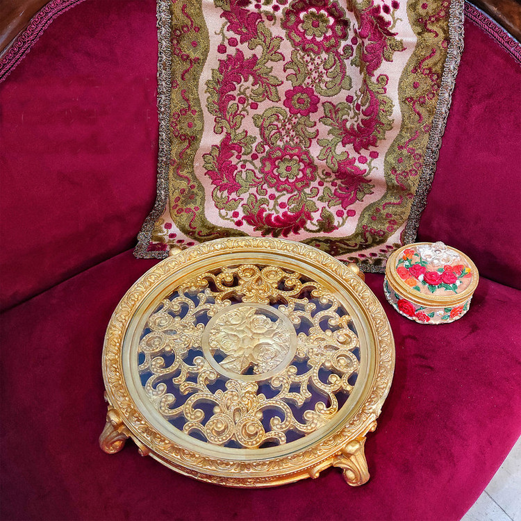 سینی مدل گرد مشبک