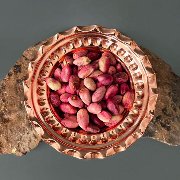 آجیل خوری مسی مدل ارکیده کد ZH345.3
