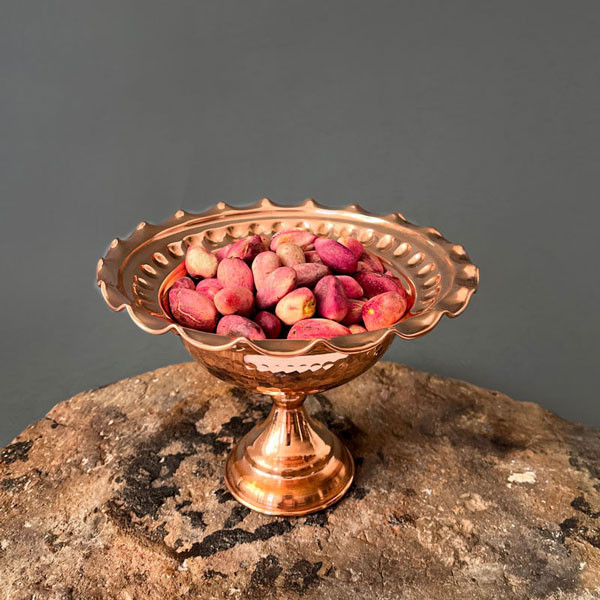 آجیل خوری مسی مدل ارکیده کد ZH345.3