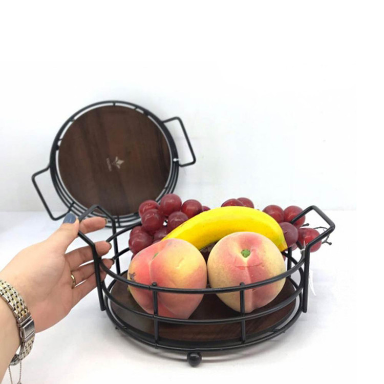 سبد میوه مدل Art22 فلزی سبک و کف جداشونده MDF