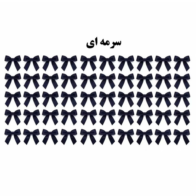 ابزار کادویی مدل پاپیون بسته 50 عددی