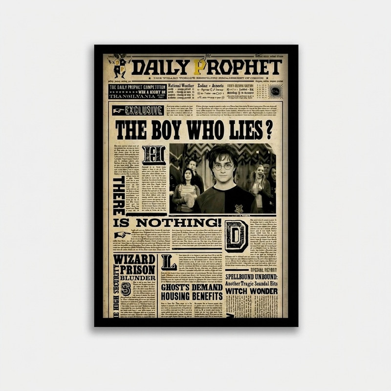 تابلو مدل هری پاتر Harry Potter کد LA-G10595-2