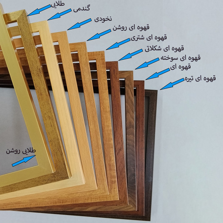 قاب عکس بکلیت مدل باریک دیواری سایز 25×20 سانتی متر