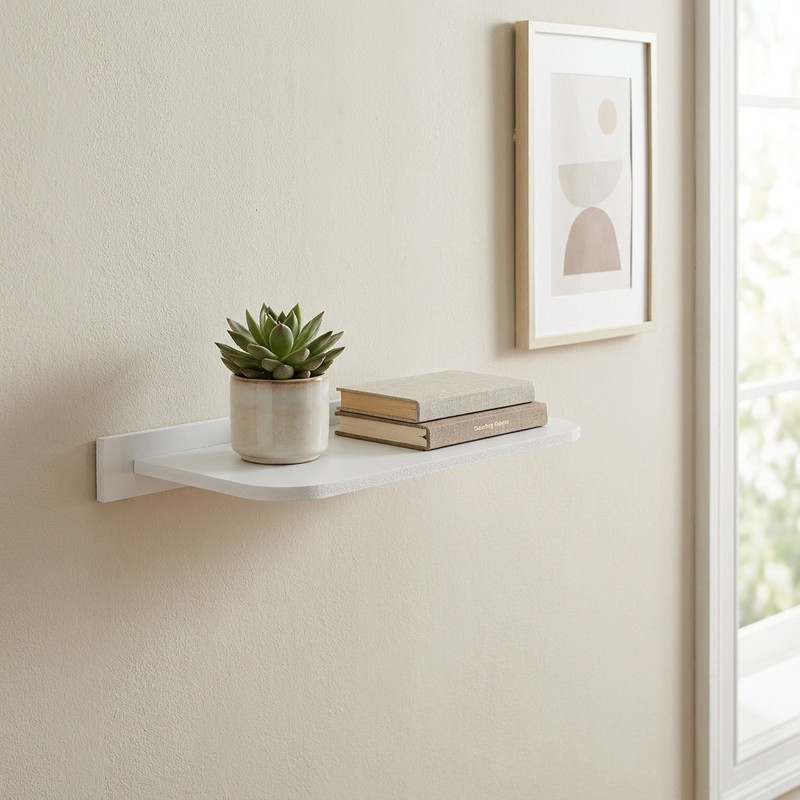 شلف دیواری خونه خاص مدل پایه مخفی کد 30cm