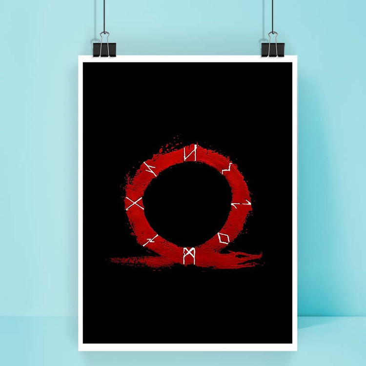 پوستر کارنیکا طرح گاد اف وار God of War کد 89308 مجموعه 8 عددی