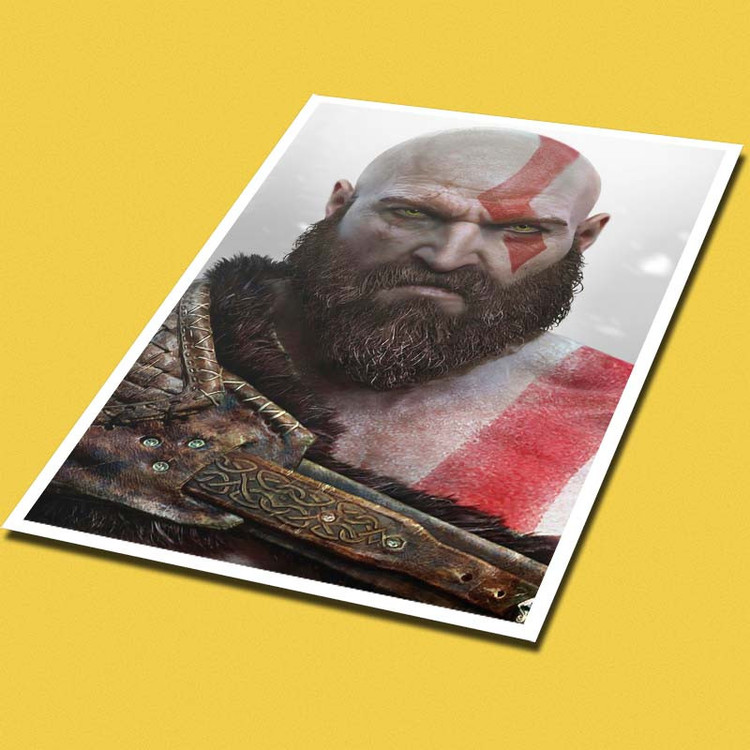 پوستر کارنیکا طرح گاد اف وار God of War کد 89308 مجموعه 8 عددی