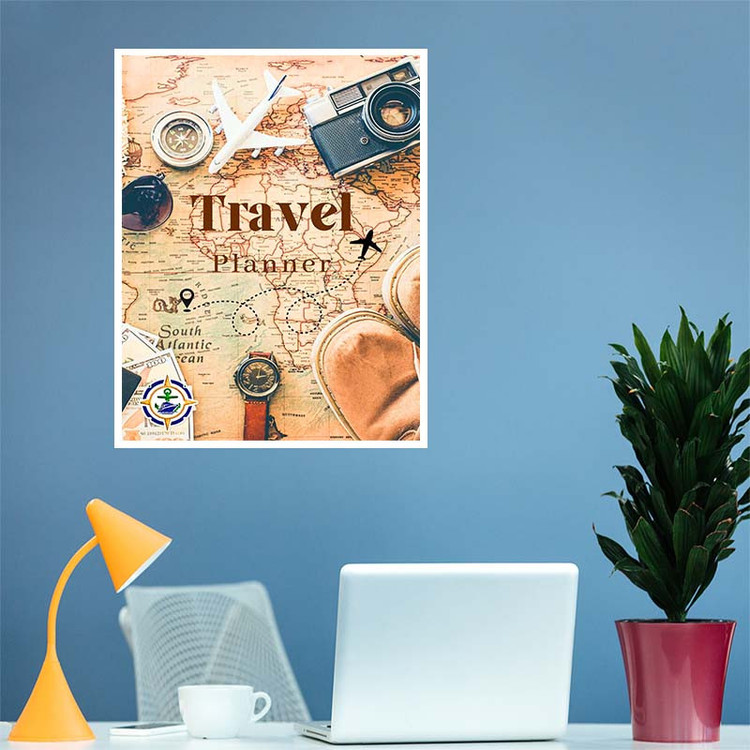 پوستر کارنیکا طرح سفر Travel کد 48733 مجموعه 8 عددی