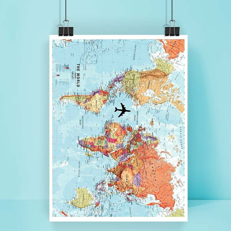 پوستر کارنیکا طرح سفر Travel کد 48733 مجموعه 8 عددی