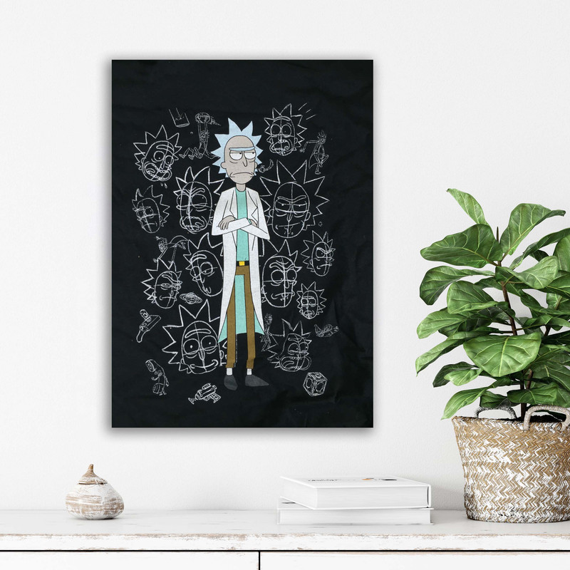 تابلو شاسی آتریسا مدل ریک اند مورتی Rick and Morty