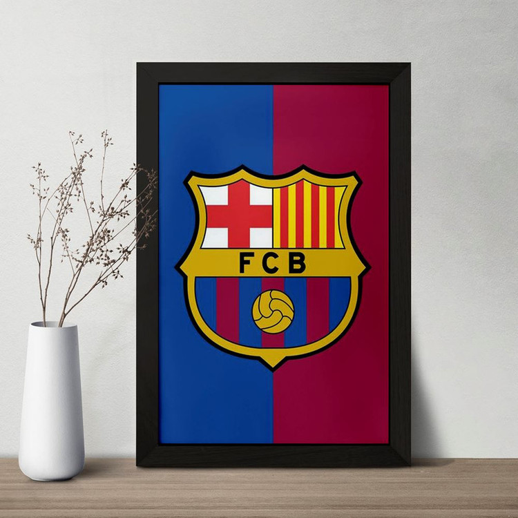 تابلو خندالو مدل باشگاه بارسلونا FC Barcelona کد 2002
