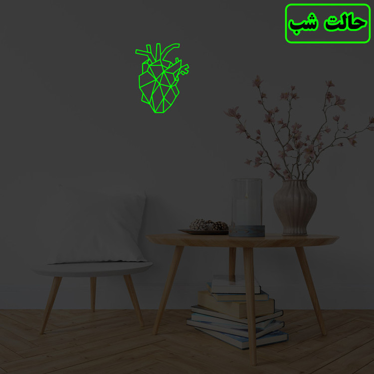 استیکر مدل دیواری شبنما طرح مغز