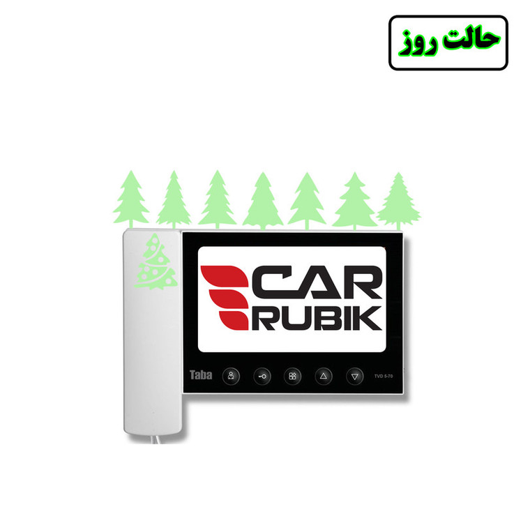 استیکر کلید و پریز مدل شبنما طرح درخت بسته نه عددی