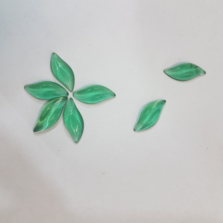 دکوری مدل گلبرگ شیشه ای مجموعه 10 عددی