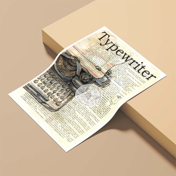 پوستر کارنیکا طرح روزنامه وینتج Vintage Newspaper کد 96084 مجموعه 8 عددی