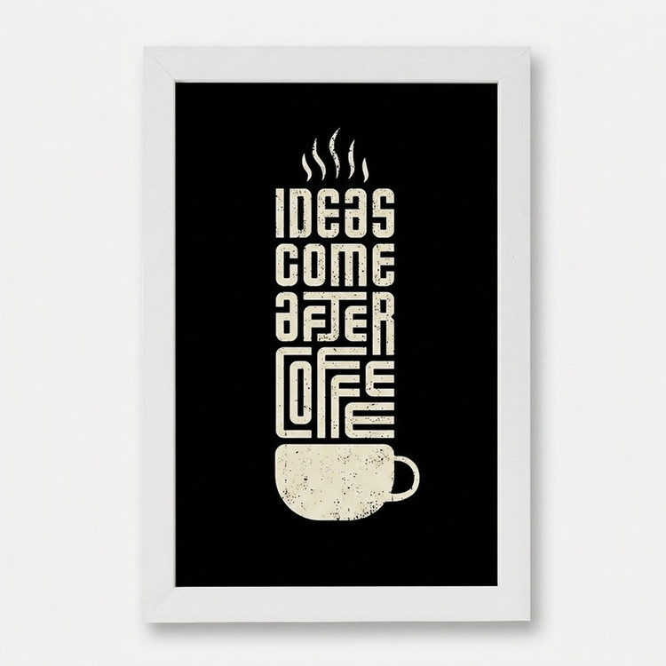 تابلو خندالو مدل قهوه (Coffee) کد F4085