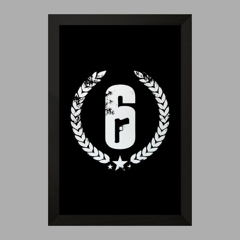 تابلو خندالو مدل رینبو سیکس Rainbow Six  کد 10319