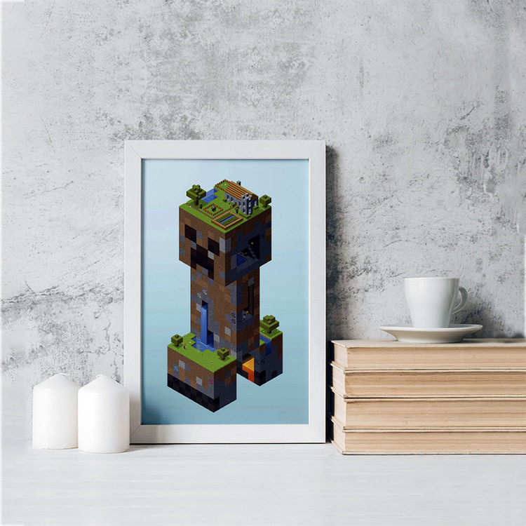 تابلو خندالو مدل بازی ماینکرافت کد 23247