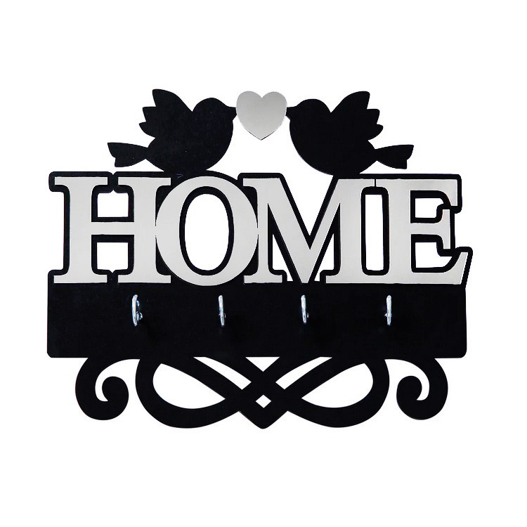 جاکلیدی چوب آرا طرح home مدل Y222