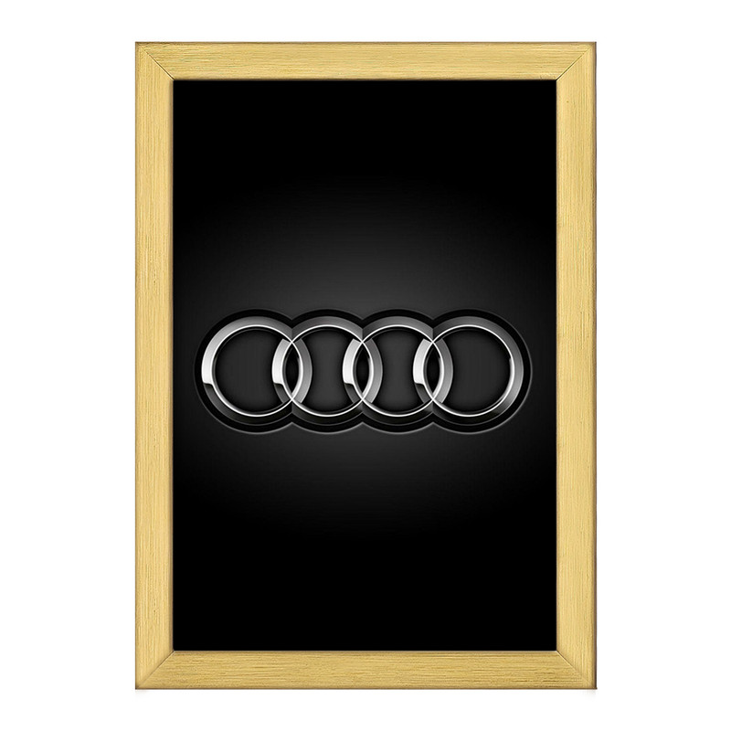 تابلو خندالو طرح آئودی Audi  کد 23627