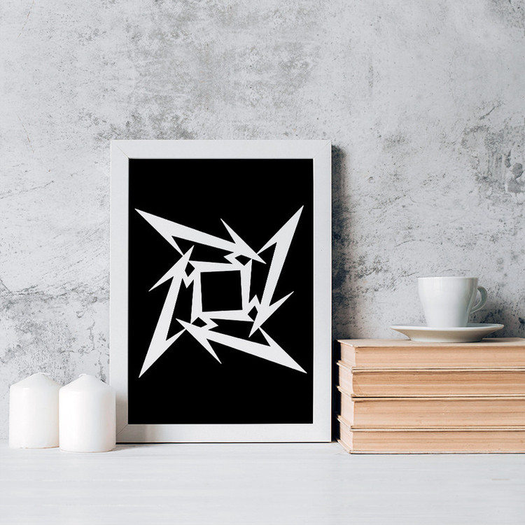 تابلو خندالو مدل گروه متالیکا کد 3263