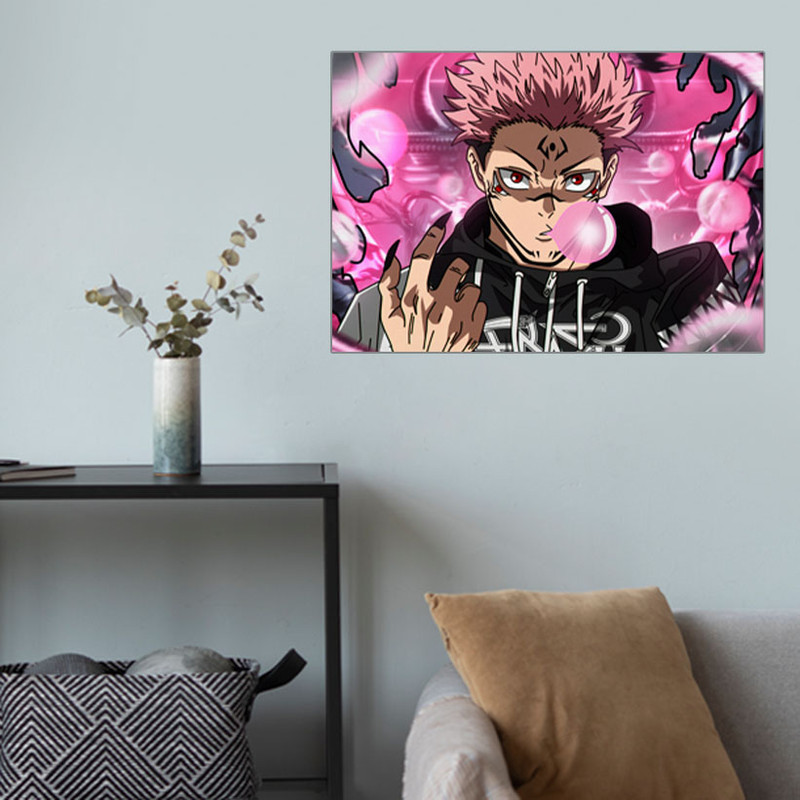 پوستر گوفی والپیپر سوکونا انیمه جوجوتسو کایسن طرح Sukuna Jujutsu Kaisen Anime Wallpaper JJK کد JJ65
