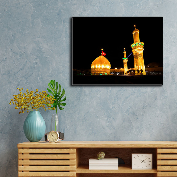 تابلو شاسی مدل کربلا حرم مطهر سیدالشهدا امام حسین (ع) کد 16