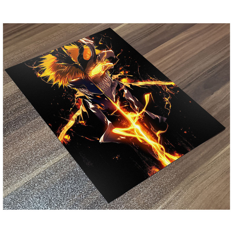 پوستر گوفی مدل ایچیگو کوراساکی انیمه بیلیچ طرح Ichigo Kurosaki Bleach Anime کد LGHT44