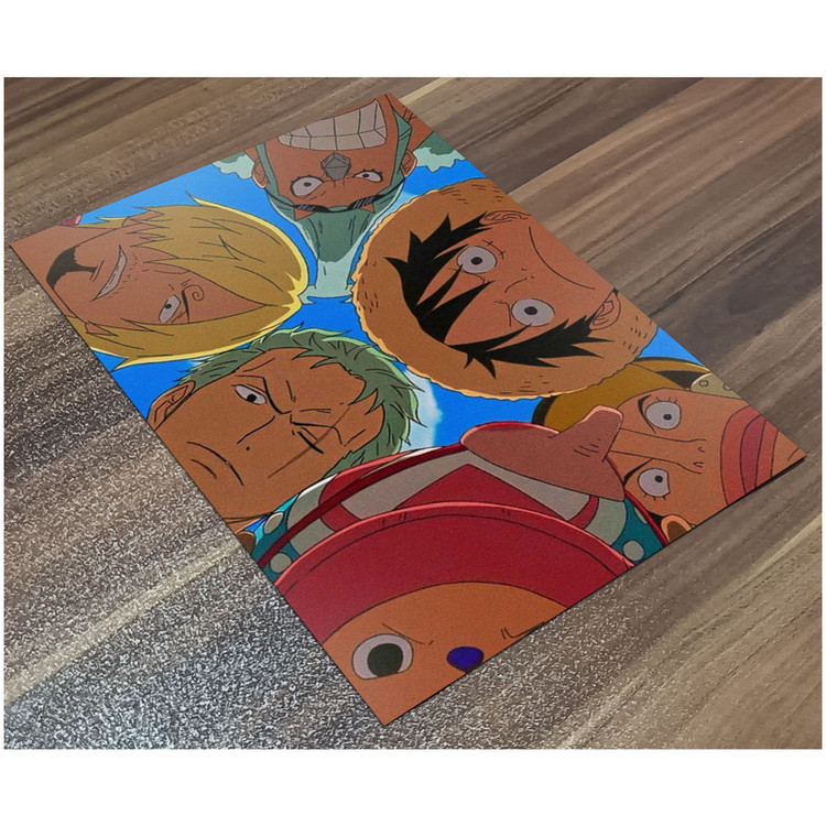 پوستر گوفی مدل انیمه وان پیس طرح One Piece Crew Anime کد FW25