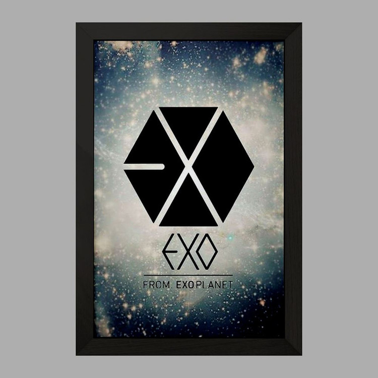 تابلو خندالو مدل گروه اکسو EXO کد 13653