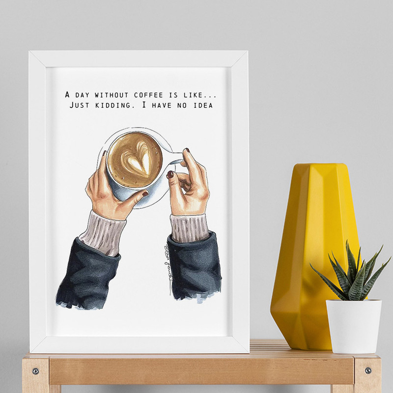 تابلو صبا طرح مدل تابلو Coffee