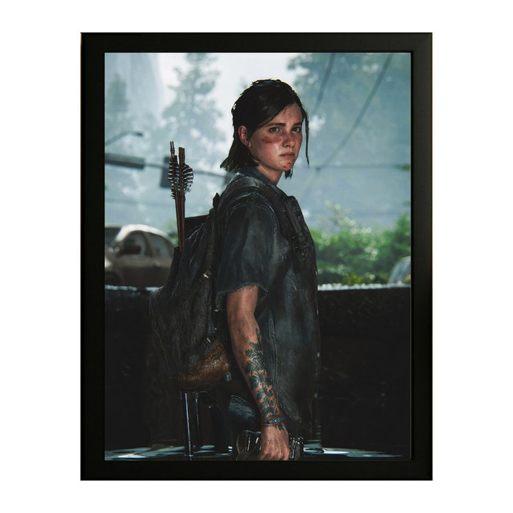 تابلو طرح لست اف اس last of us کد 02 فریم مشکی