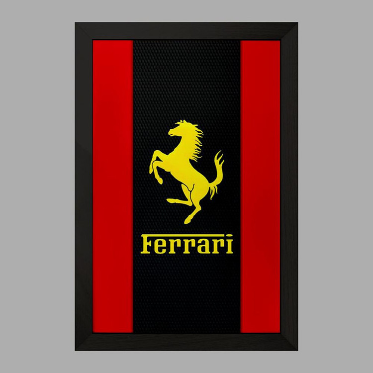 تابلو خندالو مدل فراری Ferrari کد 23413