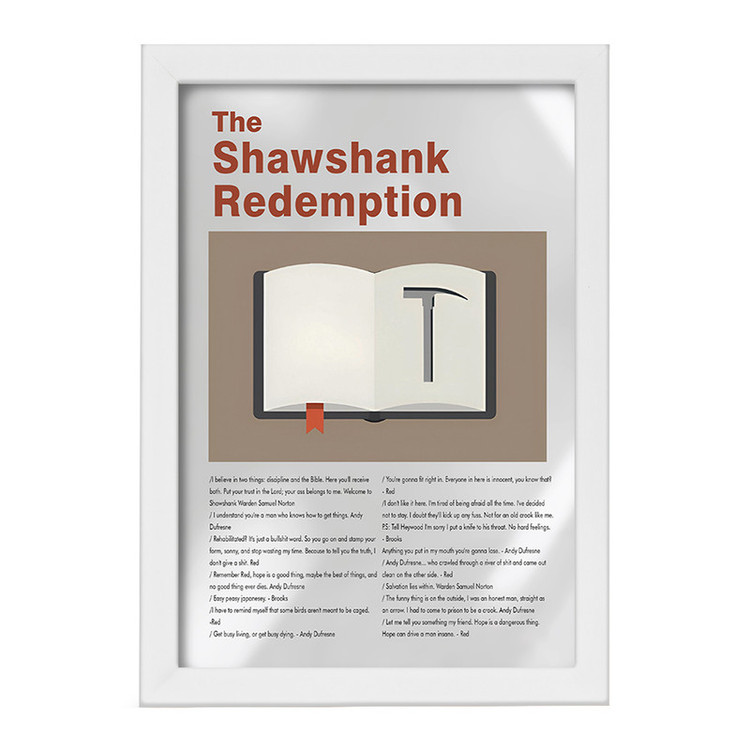 تابلو خندالو طرح رستگاری در شاوشنک (The Shawshank Redemption) کد F13827