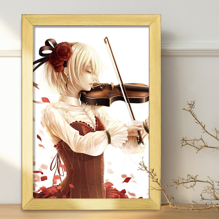 تابلو خندالو طرح ویولن Violin کد 27959